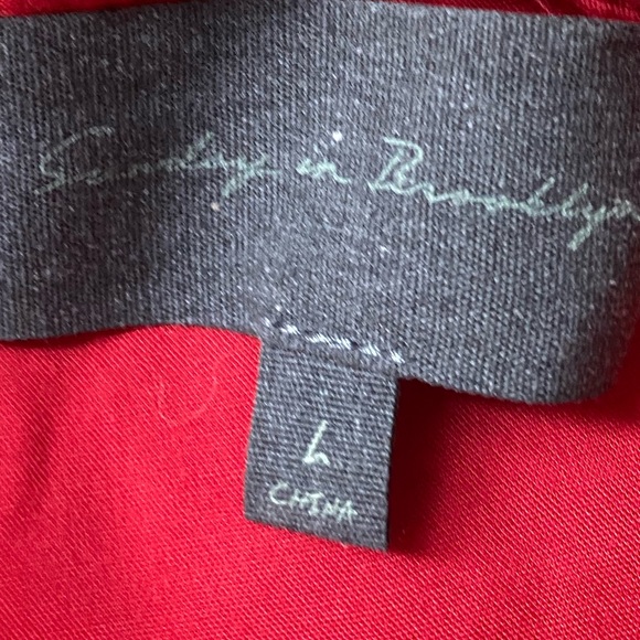 Anthropologie Sz L Textured Buttondown Maxi Dress by Sunday in Brooklyn EUC - Picture 6 of 6